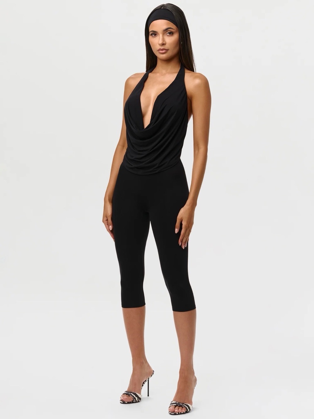 NAKED 💝 Cowl Draped Halter Top • S • Women Tops ✨ NWT 🔥 Naked Wardrobe 💕 - Picture 5 of 9